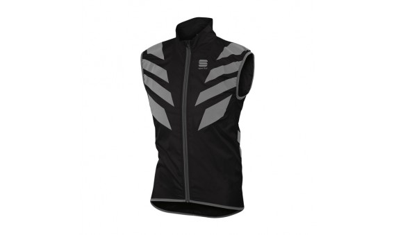 Chaleco reflectante Sportful Reflex Vest negro