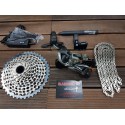 GRUPO SHIMANO XTR DI2/SRAM MIX 1X11 (TODOS COMPONENTES TOPE DE GAMA)