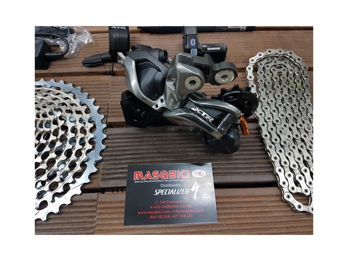 GRUPO SHIMANO XTR DI2/SRAM MIX 1X11 (TODOS COMPONENTES TOPE DE GAMA)